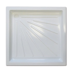 Cada pentru dus 723 x 682 x 55 mm pentru montaj ingropat rulote sau autorulote