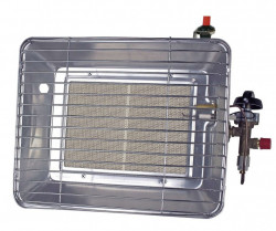 Camping gas cylinder heater with piezo ignition and gas regulator included - Img 3