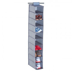 Camping organiser with 10 compartments, reinforced shelves 17x120x32 cm