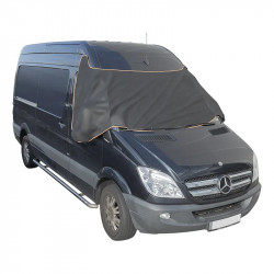 Car windscreen cover with magnetic fastening, 345 x 105 cm