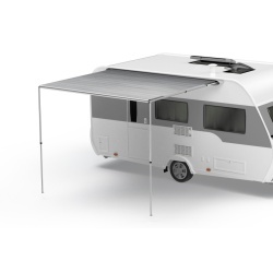 Caravanstore EVO awning bag for caravans, WHITE protective bag, ROYAL BLUE tarpaulin - Img 5
