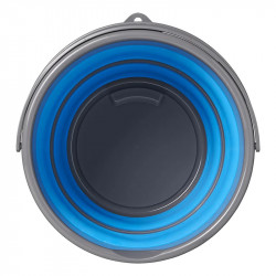 Colla collapsible silicone bucket, 15l blue and grey - Img 3