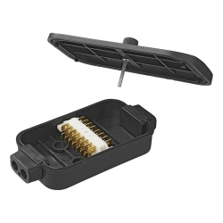 Connection box with lugs for electrical cables, 8 x 4 positions