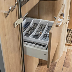 Cutlery tray with non-slip insert 32.5 x 28.5 x 4.5 cm - Img 6