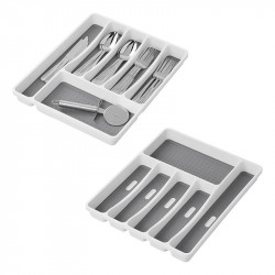Cutlery tray with non-slip insert 40.5 x 32.5 x 4.5 cm - Img 3