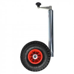 Double support / manoeuvring wheel, 48 mm tube, tyre with tube, load 300 kg - Img 2