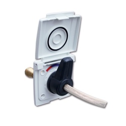 Dus exterior cu mixare apa, furtun si cap de dus inclus pentru rulote sau autorulote - Img 2
