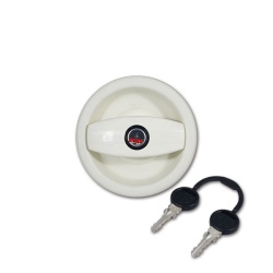 EUROPE external lock for RIGHT-RIGHT mounting, diameter 100 mm, ALB