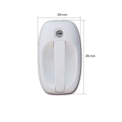 External lock FAP 1122 with hub and keys - Img 2