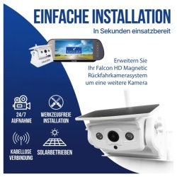 Falcon Wireless Additional Camera with Solar Panel for the FN-MWCS7-R Magnetic Camera System, white - Img 4