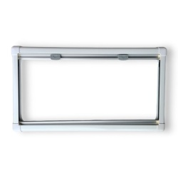 Fereastra cu rama de aluminiu MASIS cu JALUZEA inclusa, 850 x 450 mm - Img 9