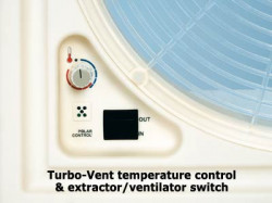 Fiamma "Turbo Vent" 40 x 40 hatch with fan and manual thermostat - Img 6