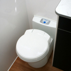 Fixed WC Thetford C263-CS with external cistern outlet, surface mounted - Img 5