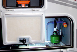 Floor mounted SOG ventilation system