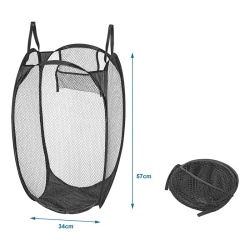 Folding laundry basket 57 x 34 cm - Img 3