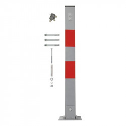 Folding post for locking the parking space with key and mounting screws - Img 4