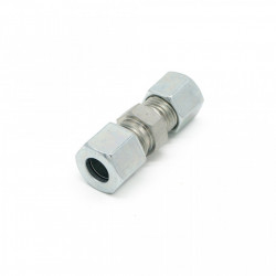 Galvanised steel reduction gas connection 8 x 10 mm