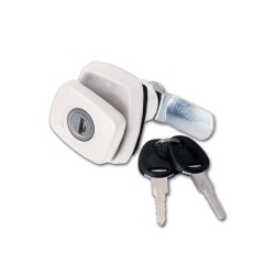 Lock for garage door, 45 x 56 mm, ALB - Img 3