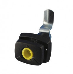 Locks for caravan and motorhome service doors without hub and key
