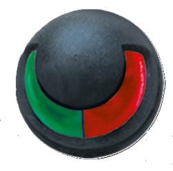 Lumina navigatie, montaj orizontal, ROSU-VERDE, carcasa NEAGRA