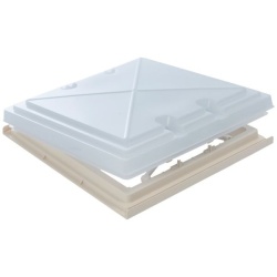 MPK hatch, model 42, 40 x 40 cm, opening on all sides, retractable mosquito screen and mosquito net
