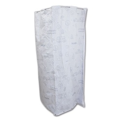 Outdoor shower curtain with metal support and suction cups - Img 5