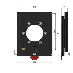 Platforma rotativa scaun Renault Master, Opel Movano - Img 2
