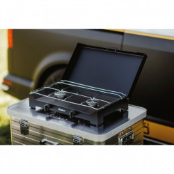 Portable gas stove ENDERS Dalgety 2Z with 2 burners, gas hose included - Img 3