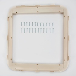 Ramă de montaj 23-42 mm alb-crem pentru trapa Dometic Mini Heki S (BG2335)