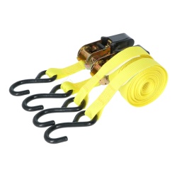 Ratchet anchor strap, 5 m x 350 kg, 2 pcs - Img 2