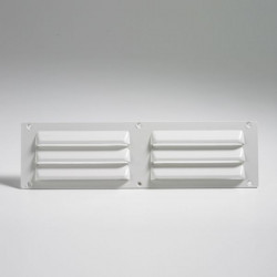 Rectangular ventilation grille, 25 x 7 cm