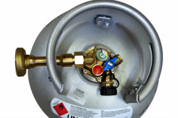 Rezervor GPL din aluminiu, reincarcabil cu multivalva si indicator umplere, 33/26 l - Img 5