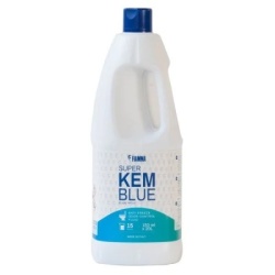 Sanitising solution with antifreeze included " Super Kem Blue " 2l for ecological toilets, original