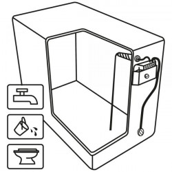 Sensor for measuring the water level in tanks 30 - 100 cm