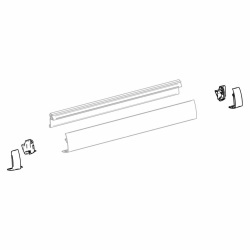 Set capace profil frontal antracit Thule pentru Omnistor 5102 (1500602703)