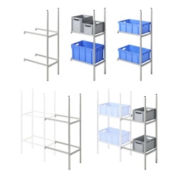 Set de extensie pentru rafturile din aluminiu - Img 2
