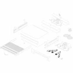 Set mecanism foarfecă Thule pentru Slide-Out Step G2 Ducato din 2022 (1500603706) - Img 2