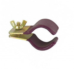 Set of 5 rubberised clamps for tent poles (5 pcs)
