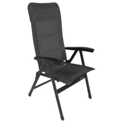 Set scaun pliant Berger Genova 3D Mesh cu suport pentru picioare, antracit - Img 8