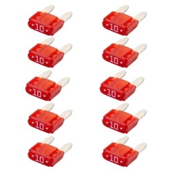 Siguranțe plate 10 A, 10 buc., pentru Truma Combi D4/6 (E) din 04/2022