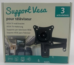 Suport TV cu două brațe lungime 33 cm, standard VESA