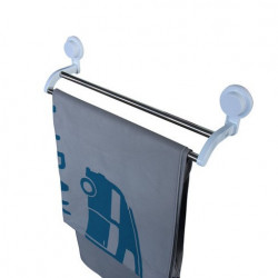 Towel holder with suction cup system