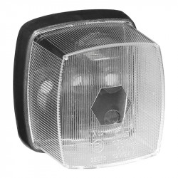 Trailer clearance lamp, front position (white) 65 x 60 mm - Img 3