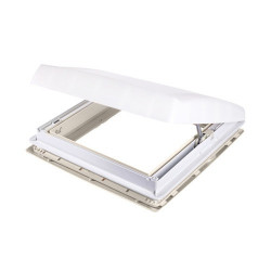 Trapa 40 x 40 Thule "Omni Vent" jaluzea retractabila si plasa de tantari, capac ALB OPAC - Img 1