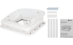 Trapa 40x40 Berger, deschidere pe toate laturile, capac transparent, plasa de tantari si jaluzea retractabila - Img 9