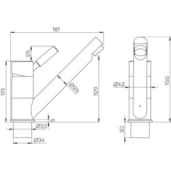 Trend ECO hot/cold water coil, mounting hole diameter ∅ 33mm - Img 3