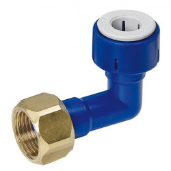 UniQuick 90° UniQuick fitting with 1/2 (12 mm) nut connection for water battery