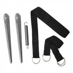 Universal strap for awning/canopy fixing