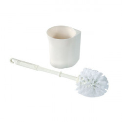 Velcro toilet brush for caravans or motorhomes
