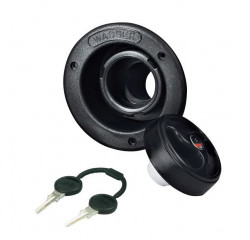Water filling spout for caravans or motorhomes, BLACK - Img 2